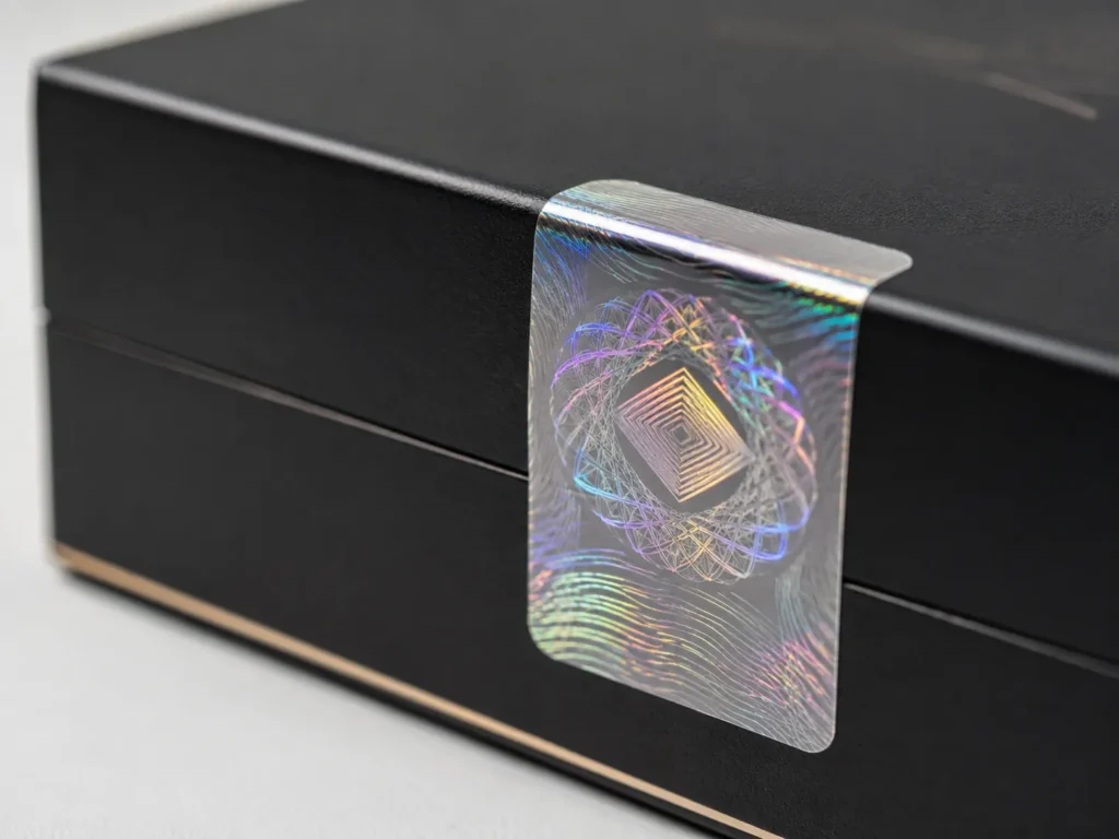 Stiker hologram membantu memperkuat citra merek dan meningkatkan daya tarik kemasan produk