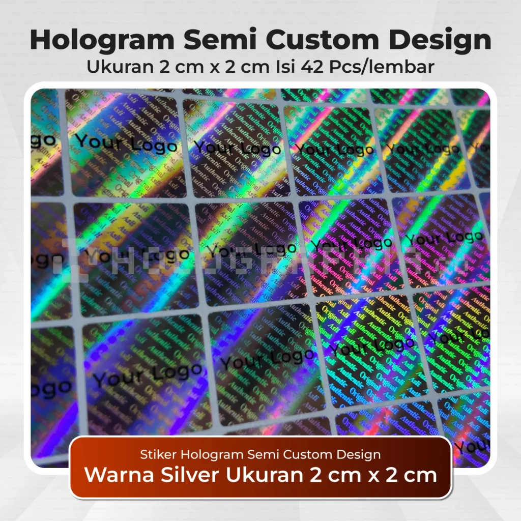 Stiker hologram SNI membantu produk terlihat lebih original, aman, dan dipercaya konsumen