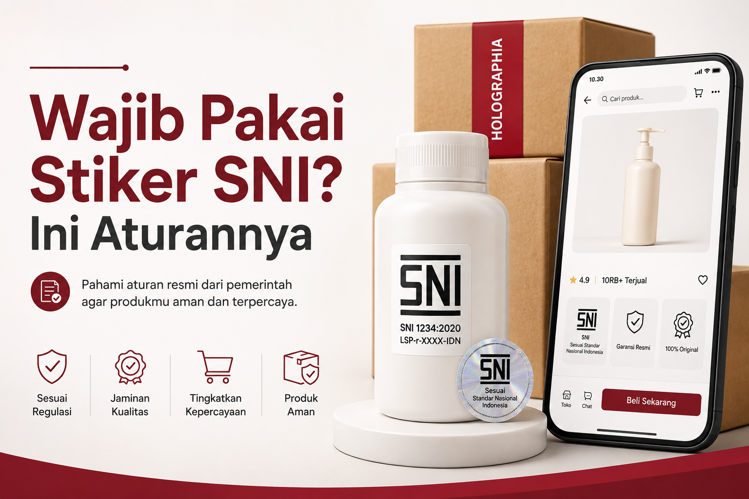 Stiker SNI: Apakah Semua Produk Wajib SNI? Ini Aturannya