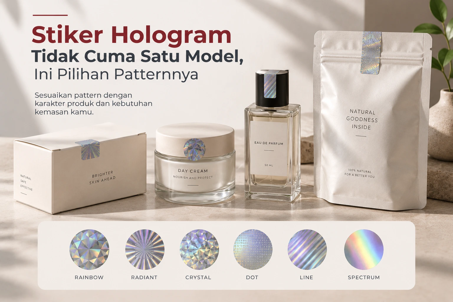 Stiker Hologram Tidak Cuma Satu Model, Ini Pilihan Patternnya
