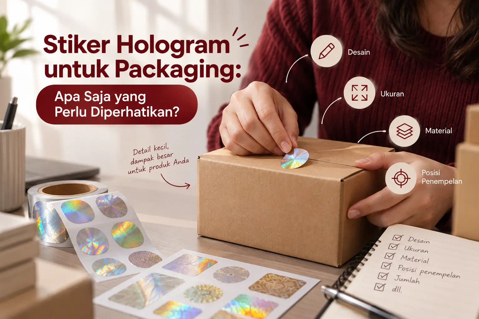 Stiker Hologram untuk Packaging: Apa Saja yang Perlu Diperhatikan?
